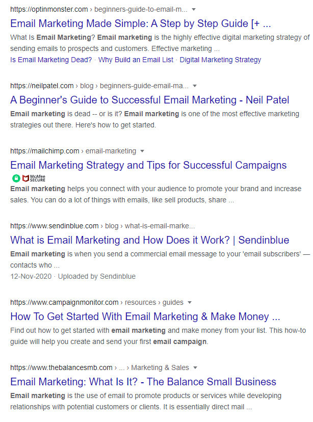 email marketing